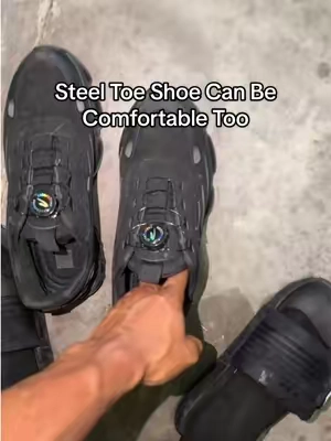 Comfort & saftey #steeltoe #workshoes #warehouseworker #dealsforyoudays #steeltoeboots 