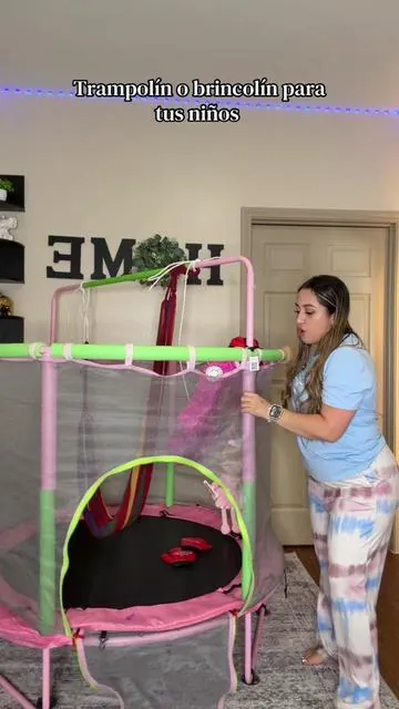 Trampolín y brincolín para niños #trampolin #brincolines 