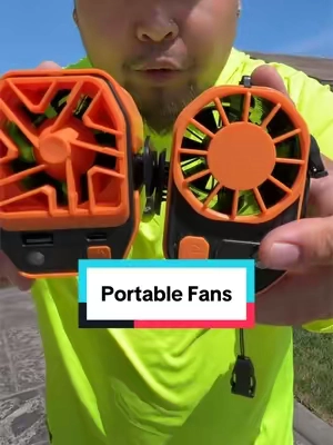 Just in time to stay cool for the summer  #PortableFan #WaistFan #bluecollar #tiktokshopcreatorspicks 