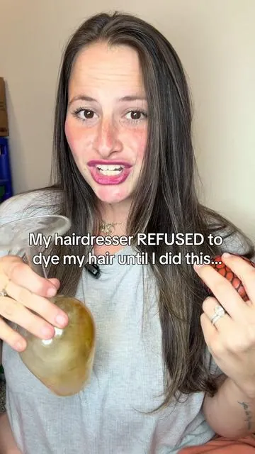 I forgot to mention all the hair regrowth 👀👀👀 I know you see those hairs!!👀 #kitsch #ricewater #ricewaterforhairgrowth #hairroutine #healthyhair 