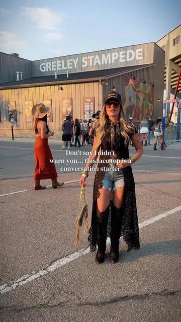 I’m 5’2” 110# 27.5 ”waist 37.5” hips Sz:S 

This boho long lace top is the statement piece that does all the work for you. Grab the matching set for the full head-turning look, or get the top on its own and style it with denim shorts, jeans, or over a swimsuit. Perfect for country concerts, festivals, vacations, and anyone who likes their western fashion with a little extra drama. 

#westernfashion #nfrfashion #countryconcertoutfit #lacetop #TikTokShopSummerTurnUp 

@Likemychoice Global thank you for gifting this to try 