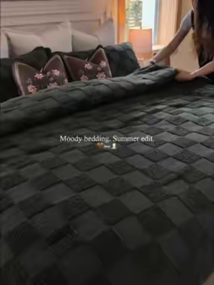 Moody bedroom, softest bedding.#comforter #Summer #cozy #beddingset #moodybedding #moodybedroom #fresh #DealsForYouDays #SummerWins
