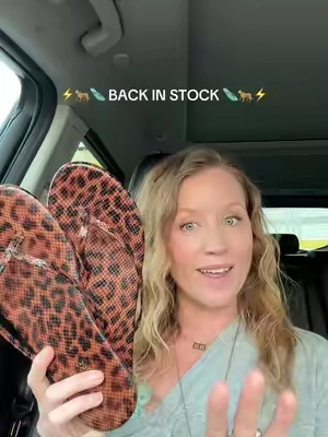 ⚡️🩴🐆 my fav flip flops are back in stock!!! @Cushionaire 