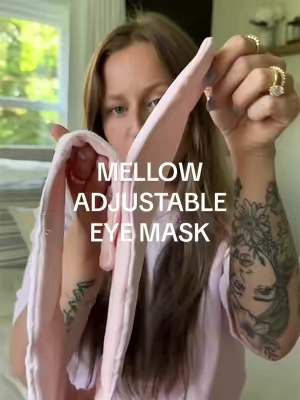 The way I switch to relax mode the second I put it on 😮‍💨 #mellowsleep #melloweyemask #weightedeyemask #weightedsleepmask #adjustableeyemask 
