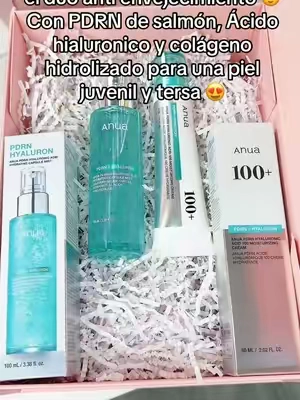 @Anua Store US ] Set Dúo y Trío PDRN Dewy Glow Essential | Para una piel más tersa y de aspecto juvenil, cuidado con colágeno | Crema PDRN, sérum facial en spray con colágeno y PDRN, bálsamo labial reafirmante y tensor, rejuvenecimiento cutáneo, cosmética coreana