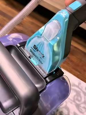 Just don’t be like me😭 #stainremover #carpetcleaner #cleaning #sharkstainstrikerhairpro #stainstriker 