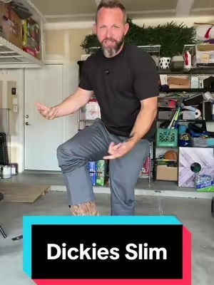 @Dickies men’s slim workwear pants that fit over your boots too #tiktokshopcreatorpicks #tiktokshopsummersale #tiktokshopsummerturnup #dickies #workwear