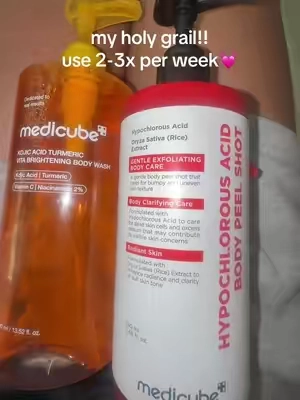 I’m so glad I found this for the hyperpigmentation on my chest!!! #hyperpigmentation #medicube Disclaimer- Individual results may vary Results may vary depending on your skin sensitivity Not a guarantee of individual results