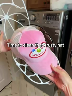 🧢 Washing hats is so much easier when they don’t lose their shape. This hat washer cage helps protect your baseball caps while they’re being cleaned, so the brim and crown stay supported instead of getting smashed. It has an adjustable hat shaper and comes with a zipper mesh bag, making it great for laundry day, cap care, sweaty workout hats, golf hats, baseball hats, and everyday hat cleaning. #hatwasher #hatwashercage #hatcleaner #baseballcapwasher #hatcleaning hat washer hat washer cage baseball cap washer hat cleaner cap washer hat shaper adjustable hat shaper laundry accessories hat cleaning tool baseball hat cleaner