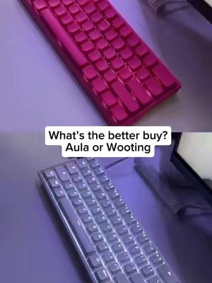 I think I just found a budget keyboard better than the wooting😳 #aula #win60he #halleffectkeyboard #magnetickeyboard #gaming 