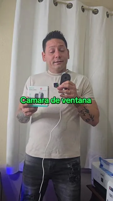 Cámara de seguridad de ventana con visión nocturna. #summerwins #camera #seguridad #paratiiiiiiiiiiiiiiiiiiiiiiiiiiiiiii #parati 
