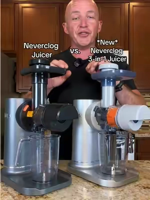 So what’s the difference in the Ninja Neverclog Juicer and the new Ninja Neverclog 3-in-1 juicer? Well… this one is also great for slicing and shredding food along with the juicing 👍 #ninjajuicer #foodprocessor #foodslicer #foodshredder #ninjakitchen 