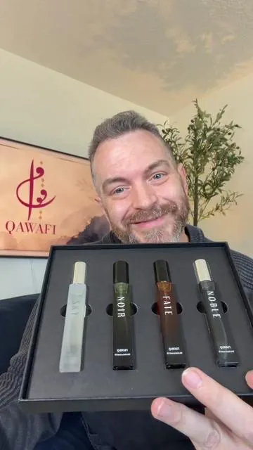 Trying to pick just one is the hardest part. The Qawafi Men’s Discovery Set lets you experience four different designer inspired scent styles before committing to a full bottle. Which one would you wear first? #qawafi #mensfragrance #fragrance #cologne #tiktokshopfinds @QAWAFI 