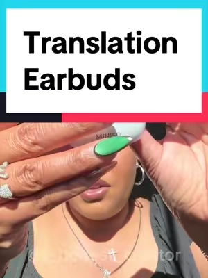 Understand different languages with these translating earbuds!! #earbuds #translation #translationearbuds #languages #tiktokshopcreatorpicks  
