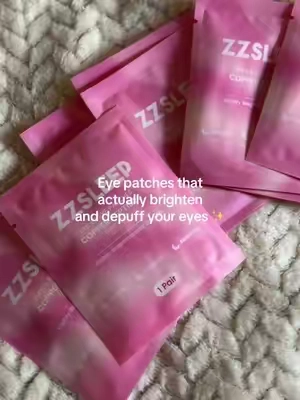 My favss #eyepatches #eyepatch #zzsleep #depuffingeyes #skincare 