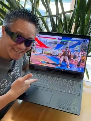 OMEN MAX 16 inch Gaming Laptop!  https://www.tiktok.com/t/ZP9MqLKTuYpVx-9UczI/ (Affiliate Link) #pcgaming #gaminglaptop #mobilegaming  #pcgamingsetup #laptopgaming @HyperX 