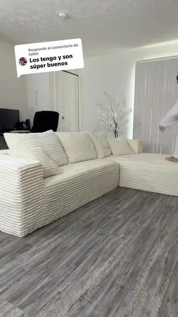 Respuesta a @leibis Sofá cómodo, sofá moderno con memory foam. #SofaModerno #SofaMemoryFoam #Hogar #Home #tiktokshop 