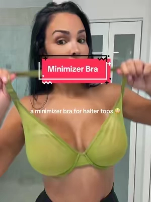 Hsia Minimizer bra for halter tops #minimizer #minimizerbra #bra #halterbra #haltertop 