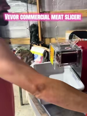 #jerky #meatslicer #processing #fyp #viral @VEVOR Store @VEVOR Outdoor Store I absolutely love this meat slicer I got from Vevor! Making jerky now so much easier! 