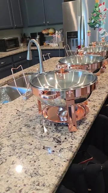 buy before its gone#shopping #chaffingdishes #rovsun #rovsun4packsgoldchafingdishesforbuffet #partyessentials 