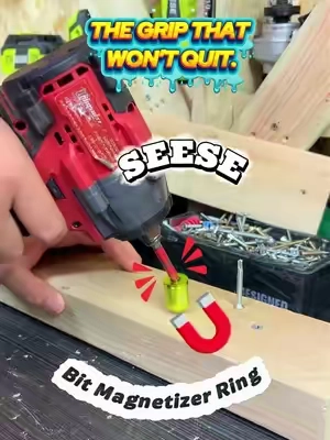 The struggle is REAL... 😩 Until you go MAGNETIC! 🤩 Never waste time searching for bits again. Our magnetic hold is a game-changer! 💪 #MagneticScrewdriverBits #magnetic #DrillHacks #tiktokmademebuyit #DIY