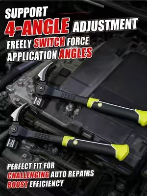 This is NOT your average claw hammer! 🔨🤯 Stop struggling with CV axles! Use this hack! 🚗💥 The ultimate toolbox upgrade you didn't know you needed! 🔥🔧 4 adjustment points? This tool is a literal cheat code! 🛠️⚡ Work smarter, not harder, on your next DIY project! 🧠🧰 A regular hammer could never do this on a car! ❌🔨The ultimate cheat code for suspension and engine work! 🔥 【DealsForYouDays】SEESE 16oz Claw Hammer with Magnetic Nail Starter,Indexing Rip Claw,Forged Steel Head,Shock-Absorbing TPR Grip,Heavy Duty Framing & DIY Tool #mechanicsoftiktok #tooltok #diymechanic #CarRepair #handymathacks