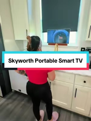 Honestly this deal is pretty crazy for this portable tv 🔥  #tiktokshopsummersale #skyworth #portablesmarttv #smarttv #kitchentools 