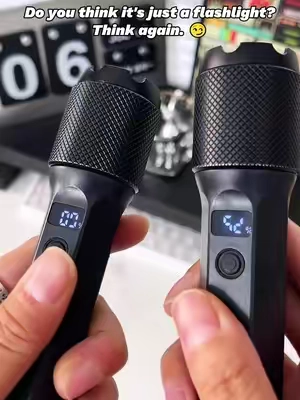 🔥 This flashlight is EVERYWHERE on TikTok. Bright light + phone charging in one. #flashlight #gadgets  #powerbank #Tech  #tiktokshopsummersale 