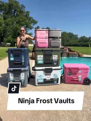 Prices good through 7/22/26!! After that I can’t control what they are! #ninjafrostvault #cooler #tiktokshopcreatorpicks #tiktokshopsummersale #ninjacooler 