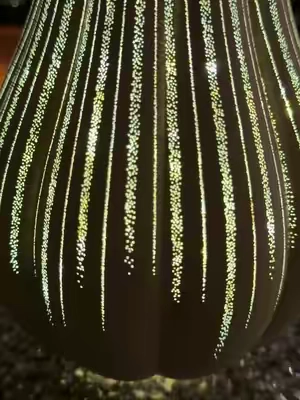 This 13 inch Starry Night Glass Gourd is so pretty! @QVC, Inc #pumpkin #pumpkinseason #falldecor #falldecorating #pumpkins 