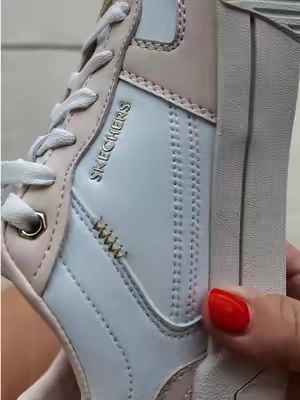 The neutral + gold details got me 🤍✨ but you need to see what these are going for today 👀 #Skechers #SkechersJade #SneakerFinds #qvcloyaltyprogram   