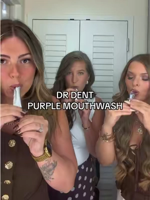 Snatched teeth in seconds 👀🤌🏼🦷 @DR.DENT - shop #purplemouthwash #whiteteeth #cleanteeth #drdent #teethwhitening 