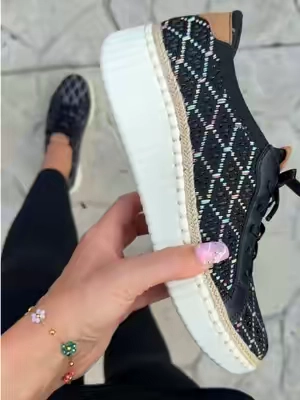 Skechers Knit Wilshire Blvd Sneakers @QVC, Inc  #skechers #sneakers #casualshoes 