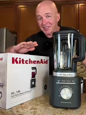A glass pitcher blender is the way to go and this one from Kitchenaid is really nice #kitchenaid #blender #glassblender #qvc #tiktokshopsummersale 