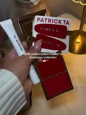 Limited edition TikTok shop exclusive blush, lip balm, and hair clip bundle from Patrick ta!
You neeeed to grab this strawberry goodness asap! 🍓🍰💋✨@Patrick Ta Beauty #patricktabeauty #patricktablush #patricktasuperbrandday #limitededitiondrop #blush