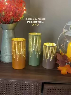 the prettiest glow for fall ✨🍂☕️ #fall #falldecor 