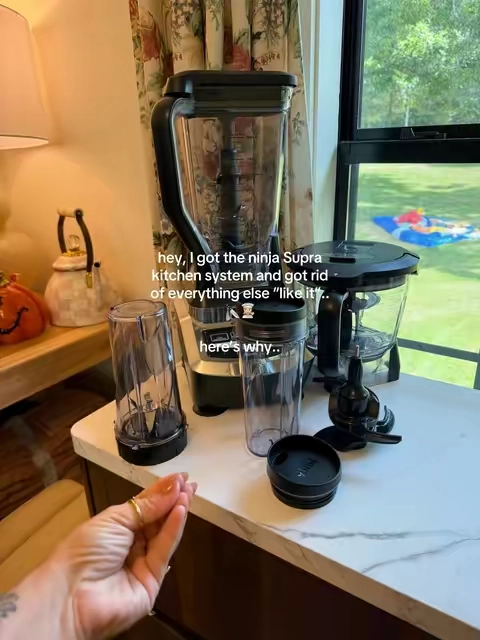 This was such a need in the kitchen 👩🏼‍🍳🍍🍌🍓🍹@Ninja Kitchen 