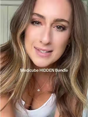 Why is no one talking about this 4 step only routine you can do morning and night made by a licensed esthetician? @medicube global  #medicube #vitaminc #koreanskincare #pdrn #medicubesuperbrandday 