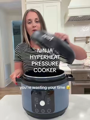 Busy weeknight dinners just got so much easier with the Ninja HyperHeat Pressure Cooker. It’s perfect for making quick one-pot meals, tender meats, soups, rice, pasta, and easy family dinners without spending the entire evening in the kitchen. The pressure-cooking function helps get dinner on the table faster, while the large cooking pot gives you plenty of room for meal prep, family-sized recipes, and leftovers. This Ninja pressure cooker is such a practical kitchen appliance for busy families, especially when you want homemade food but don’t have hours to cook. Add your ingredients, choose your cooking setting, and let it handle the hard part while you get everything else done. Less time standing over the stove, fewer dishes to clean, and a warm dinner everyone can eat. If quick dinner ideas, easy meal prep, and simple one-pot recipes are your thing, this is one kitchen upgrade worth checking out. The Ninja HyperHeat Pressure Cooker makes everyday cooking feel way more manageable—especially during busy school nights and packed weeks. #NinjaKitchen #PressureCooker #EasyDinnerIdeas #OnePotMeals #KitchenAppliances @Ninja Kitchen 
