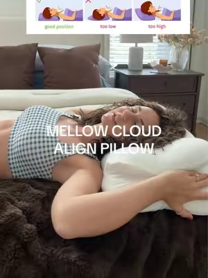 Replying to @harrysmamas waking up pain free! 🙌🏼 #sidesleeper #cervicalpillow #ergonomicpillow #pillowforneckpain #neckpain 