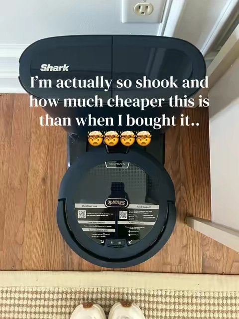 The way this robot vacuum literally went down hundreds in my cart😱😱