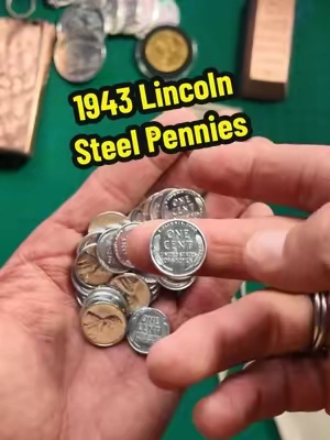 Own a piece of American history with this Banker's Bag of 1943 Lincoln Steel Pennies! 🇺🇸 Includes a Certificate of Authenticity, making it a great addition for collectors or anyone interested in historic U.S. coins. #CoinCollecting #SteelPennies #LincolnCent #HistoricalCoins #Collectibles 