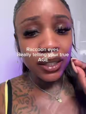 The look of a radiant glow for those raccoon eyes 