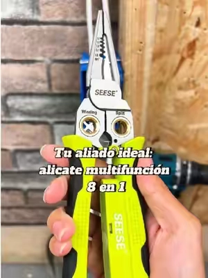 The 8-in-1 electrician pliers, the only tool you need. #fyp #diytools #electricianlife #electrician #pliers 