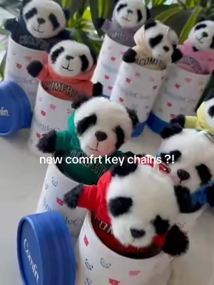 panda bear key chains ?!