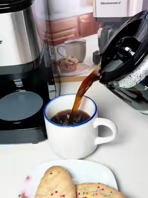 #tetera #cafetera #electric #jarradevidrio #TikTokShopBackToSchool @QVC, Inc Cafetera Elite Gourmet de 5 tazas