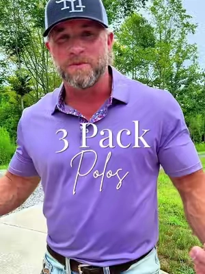Three polos for the price of one? Hard to beat. 👏 These polos are moisture-wicking, wrinkle-resistant, and have that athletic fit with a little extra room through the midsection for all-day comfort. Perfect for work, date night, church, or the golf course without breaking the bank. #men #mensclothing #mensfashion #polos #poloshirt @Nimrods_habitat 