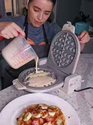 Maquina para waffes, wafleras,  waffes make #waffles #wafflera #wafflesmaker #qvcloyaltyprogram #tiktokshopcreatorpicks 