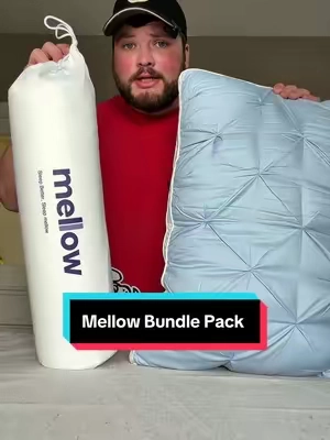 Mellow’s ploof pillow bundle! #mellow #pillow #mellowpillow #sleep #sidelsleeper 