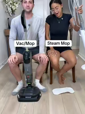 I was NOT expecting it to make this big of a difference! #bissellvacuum #vacmop #wetvac #bissellspinwave #bissell 